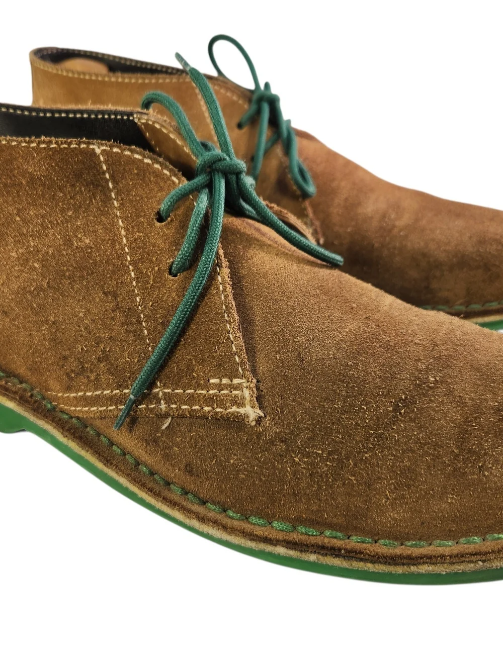 VELDSKOEN MEN CHUKKA BOOTS BROWN SUEDE SIZE 12.5-13 SOUTH AFRICA